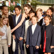 Brad Pitt e Angelina Jolie e a família