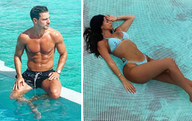 Uau! Todas as imagens da lua de mel de sonho de Cédric Soares e Filipa Brandão