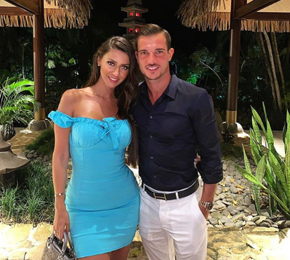 A lua de mel de Cédric Soares e Filipa Brandão em Bora Bora e nos EUA