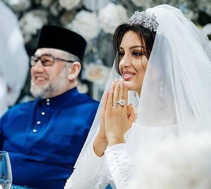 Por amor deixou de ser rei da Malásia. Seis meses depois do casamento, Mohammed V não tem mulher nem trono