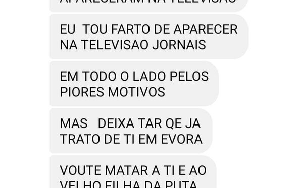 Ameaças contra Margarida Aranha
