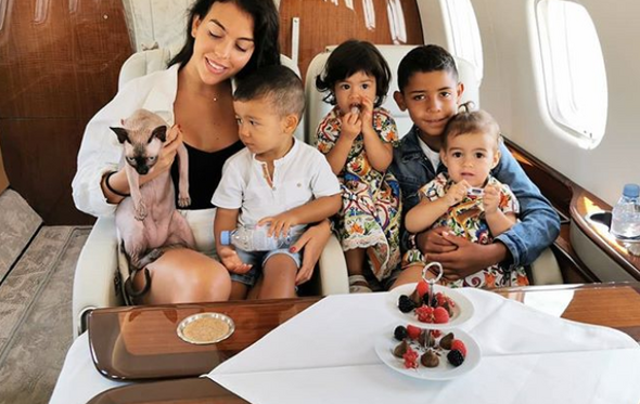 georgina, filhos