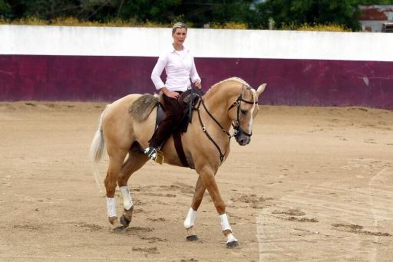 Ana Batista, cavaleira, toureira