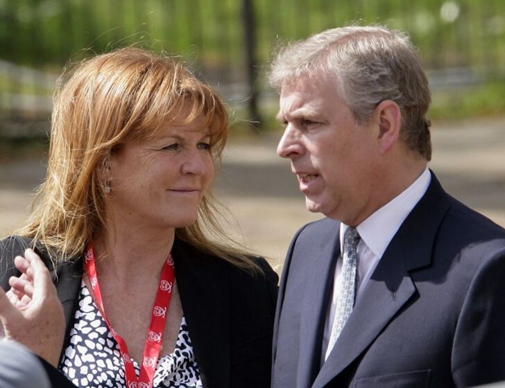 Sarah Ferguson e príncipe André