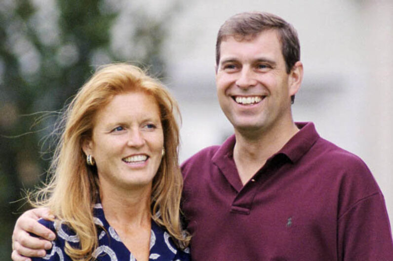 Sarah Ferguson e príncipe André