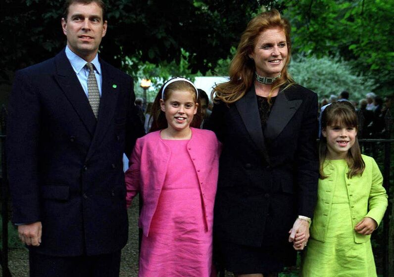 Sarah Ferguson e príncipe André