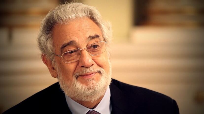 Plácido Domingo e a família