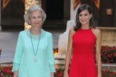 Letizia e Felipe com as filhas, Leonor e Sofia 