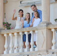 Letizia e Felipe com as filhas, Leonor e Sofia 