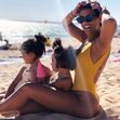 Sofia Ribeiro e as sobrinhas