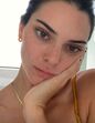 Kendall Jenner, sem maquilhagem