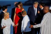 G7, Melania, Donald Trump, Brigitte, Emmanuel Macron, Justin Trudeau, Angela Merkel