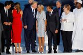 G7, Melania, Donald Trump, Brigitte, Emmanuel Macron, Justin Trudeau, Angela Merkel