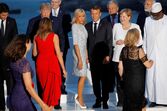 G7, Melania, Donald Trump, Brigitte, Emmanuel Macron, Justin Trudeau, Angela Merkel