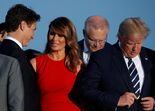 G7, Melania, Donald Trump, Justin Trudeau, 