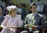 A princesa Diana com o príncipe Carlos