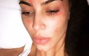 Kim Kardashian, sem maquilhagem