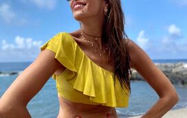 Catarina Furtado faz apelo ao voto... em biquíni