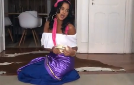 Uau! Sara Matos canta tema da Disney vestida a rigor