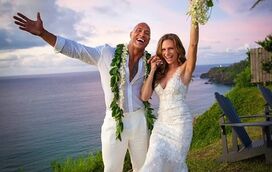Dwayne 'The Rock' Johnson aceitou finalmente casar e mostra imagens do casamento