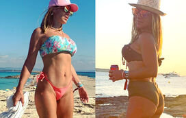 Ex-deputada Joana Amaral Dias diverte-se em Ibiza 