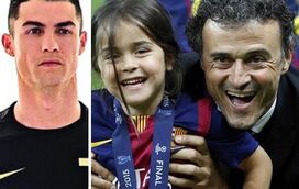 Cristiano Ronaldo emocionado com a morte da filha de 9 anos de Luis Enrique