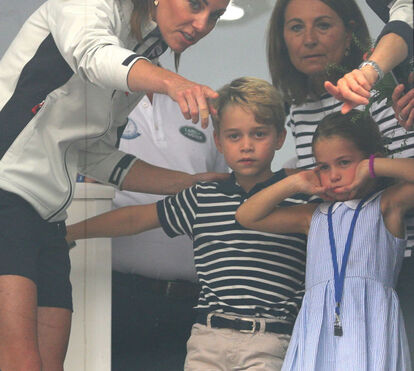 Que amor! A brincadeira de Charlotte que fez Kate Middleton rir-se às gargalhadas