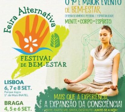 Feira Alternativa e Festival do Bem Estar em Lisboa.