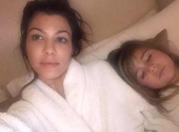 Kourtney Kardashian, sem maquilhagem