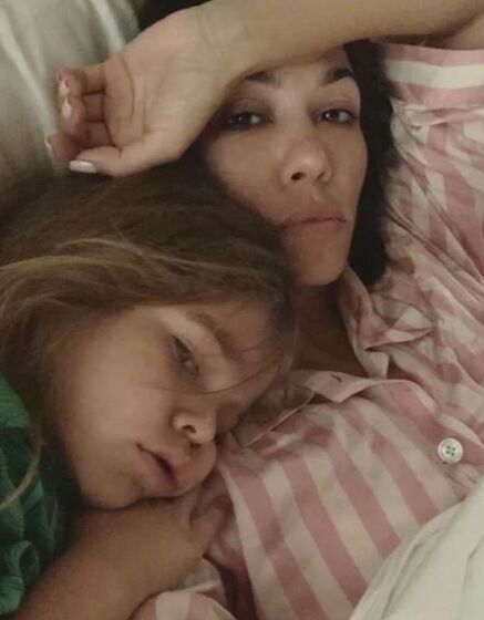 Kourtney Kardashian, sem maquilhagem