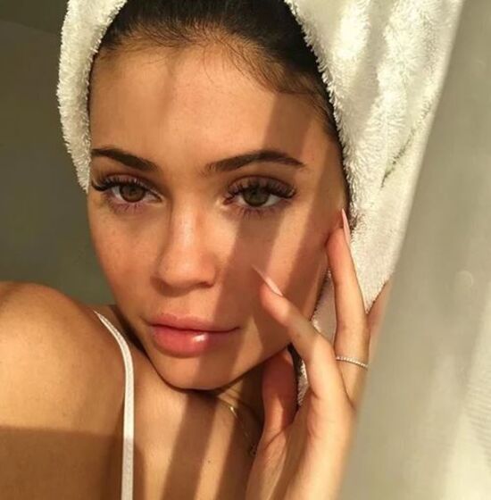 Kylie Jenner, sem maquilhagem