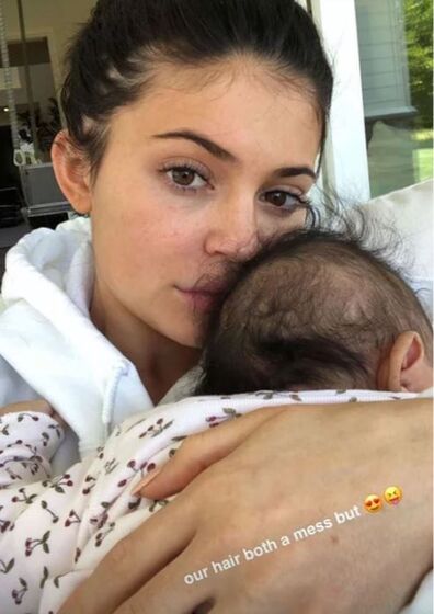 Kylie Jenner, sem maquilhagem