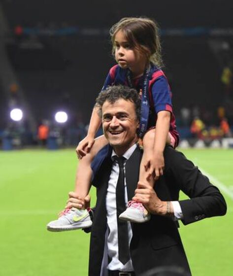 luis enrique, filha