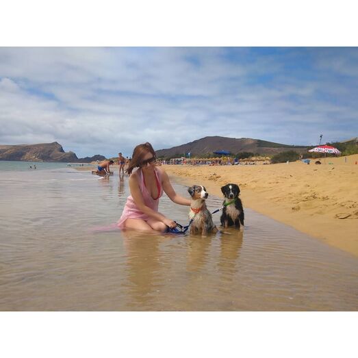 Fátima lopes, estilista, férias, praia, porto santo, madeira, cães, iris, baco