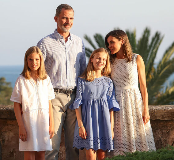 Felipe V, Letizia, princesa Leonor, infanta Sofia