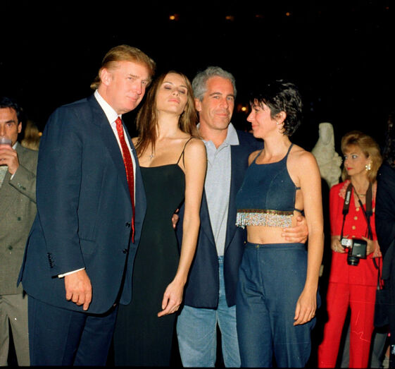 Ghislaine Maxwell, Jeffrey Epstein, Donald Trump, Melania