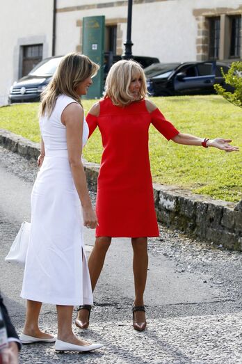 Brigitte Macron, Melania Trump