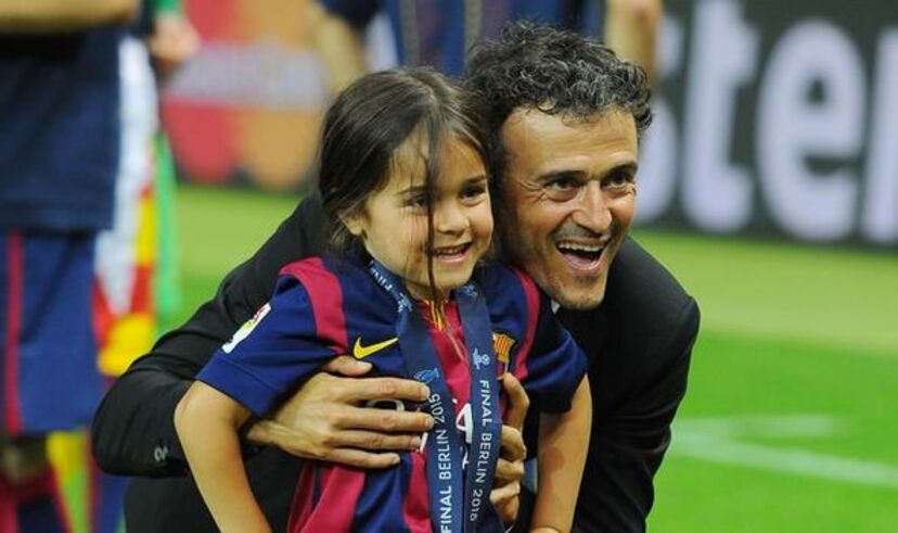 luis enrique, filha