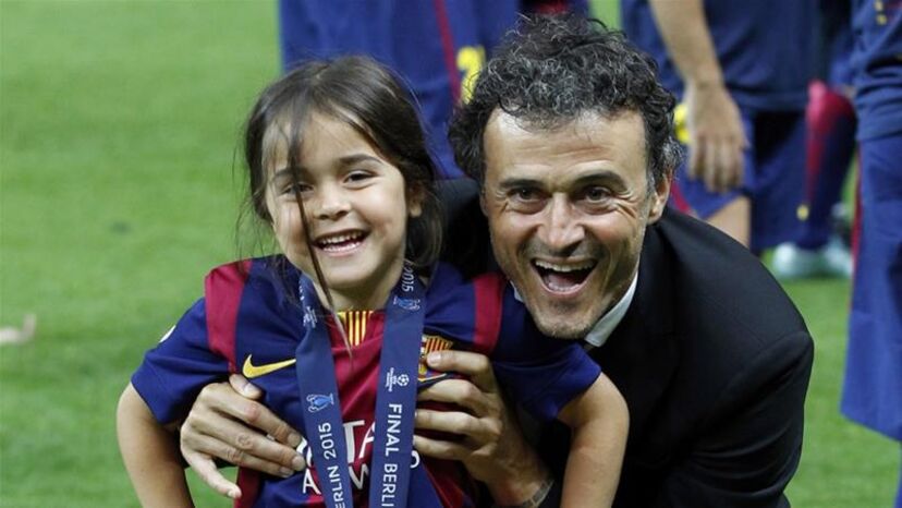 luis enrique, filha