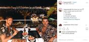 Ângelo Rodrigues  com amigo no Algarve, antes de ser internado