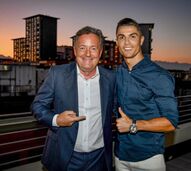 Piers Morgan e Cristiano Ronaldo