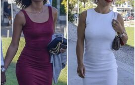Guerra de mulheres! A ex, Luciana Abreu, e a atual namorada de Yannick Djaló arrasam em tribunal