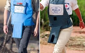 Em Angola, Harry recria fotografias icónicas da princesa Diana num campo de minas