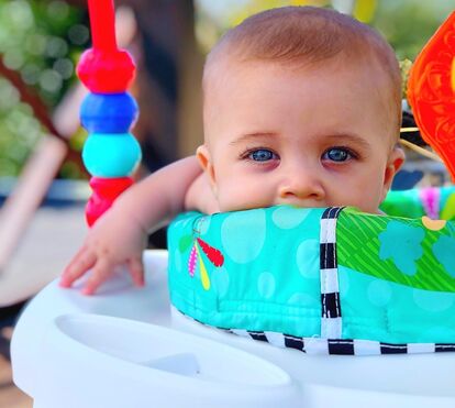 Este bebé é lindo! Martim, de seis meses de idade, filho de Manuel Melo, está a derreter corações.