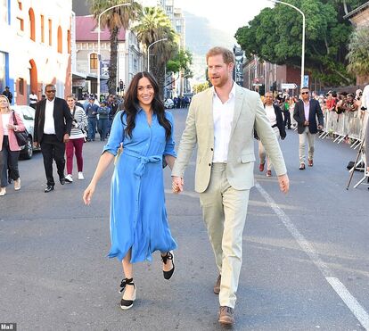 O look de Meghan Markle no 2.º dia da visita oficial à África do Sul