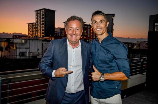 Piers Morgan e Cristiano Ronaldo