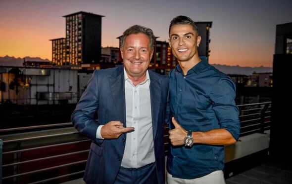 Piers Morgan e Cristiano Ronaldo