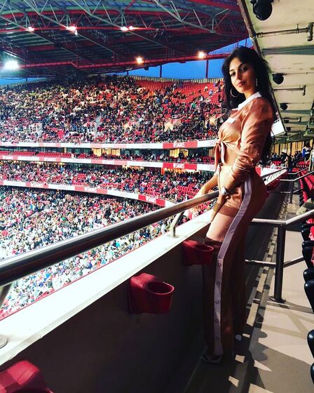 Georgina Rodríguez, estádio