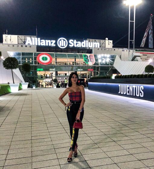 Georgina Rodríguez, estádio