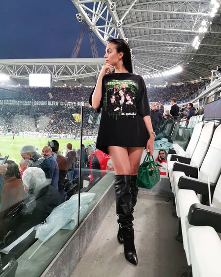 Georgina Rodríguez, estádio